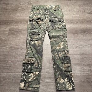 Smoke Rise Pants Mens 30‎ Green Woodland Camo Camouflage Cargo 30x32 Utility